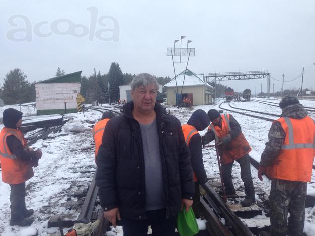 Ремонт, смена стрелочного перевода